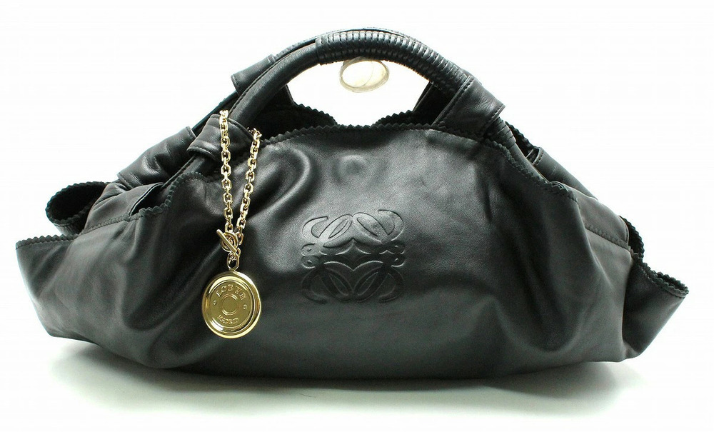 Loewe Nappa Aire Handbag Calfskin Black